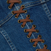 Nayeli Denim Corset Top