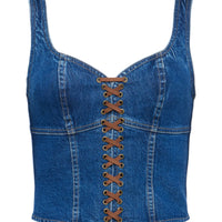 Nayeli Denim Corset Top