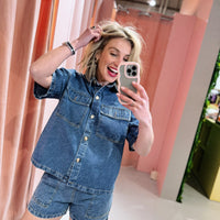 Orla Short - Donker Blauw