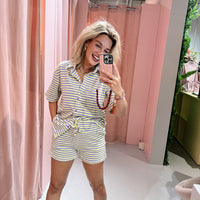 Lumi Short - Geel/Paars