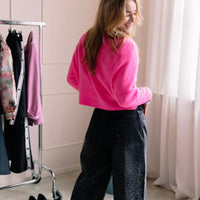 Abbey Balloon Strass Jeans - Washed Black