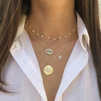 Small Diamond Heart Necklace