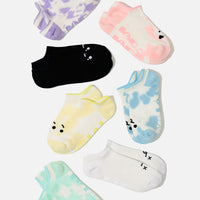 Dead Face Low Rise Socks - White