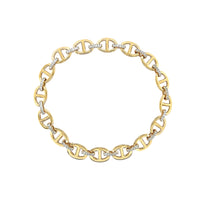 Diamond Anchor Link Bracelet