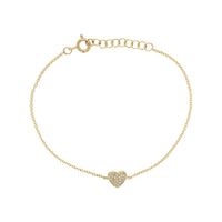 Diamond Heart Bracelet