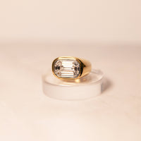 Diamond Octagon Ring