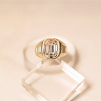 Diamond Octagon Ring