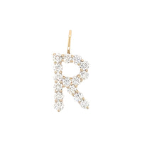 Diamond Letter Charm