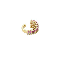 Diamond & Sapphire Cuff Earring