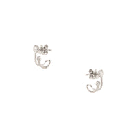 Diamond Huggie Earrings