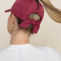 Go with the Bow High Ponytail Cap