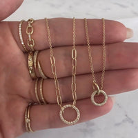 Diamond Interlocking Necklace