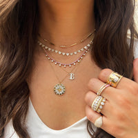 Diamond & Sapphire Necklace