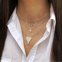 Small Diamond Heart Necklace