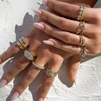 Diamond Butterfly Ring