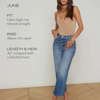 June Cropped Stovepipe Jean