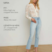 Mira Cropped Bootcut Jean
