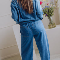 MSCHJolene Elena Pants - Mid Blue Wash