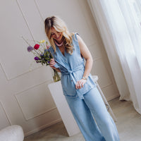 MSCHJosephine Rue Pants - Light Blue Wash