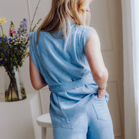 MSCHJosephine Rue Pants - Light Blue Wash