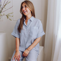 MSCHKinley Pants - Oceana/B White