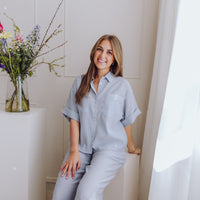 MSCHKinley Pants - Oceana/B White