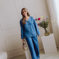 MSCHJolene Elena Pants - Mid Blue Wash