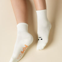 Mixed Emotions Crew Socks - Angry Face