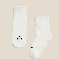 Mixed Emotions Crew Socks - Happy Cry