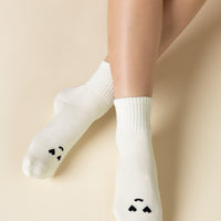 Mixed Emotions Crew Socks - Heart Eyes