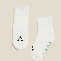 Mixed Emotions Crew Socks - Silly Face