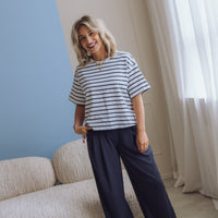MSCHHenrika HW Pants - Donkerblauw