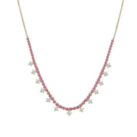 Diamond & Sapphire Necklace