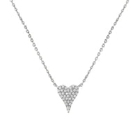 Mini Diamond Heart Necklace