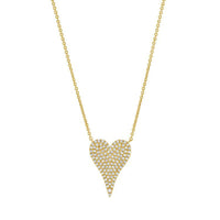 Medium Diamond Heart Necklace