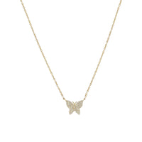 Diamond Butterfly Necklace