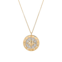 Diamond Compass Necklace