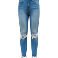 High Line Distressed Skinny Jean