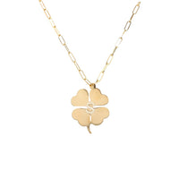 Diamond Clover Necklace