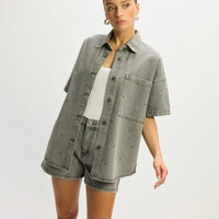 Zaar Short - Mid Grey