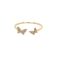 Diamond Butterfly Ring