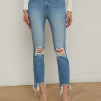 High Line Distressed Skinny Jean