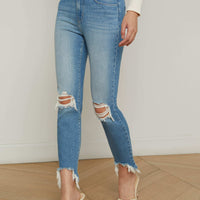 High Line Distressed Skinny Jean