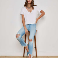 High Line Distressed Skinny Jean