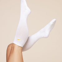 Knee High Socks - Bright White