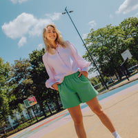 Stripe Short - Groen