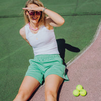 Stripe Short - Groen