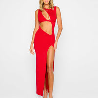 This Is It Maxi Dress - Red