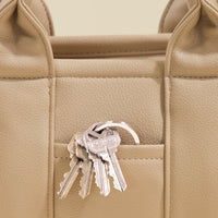 Vegan Leather Baby Sloane Tote - Gilded Beige