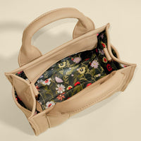 Vegan Leather Baby Sloane Tote - Gilded Beige